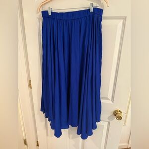 Anthropologie Sapphire A-Line Midi Skirt